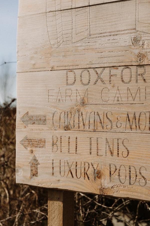 ホテル Doxford Farm Camping アニック エクステリア 写真